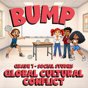 Global Cultural Conflict BUMP Socials Game - No Prep Grade 7 Review Activity