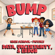 Data, Uncertainty, & Error BUMP Science Game - No Prep Physics Review Activity