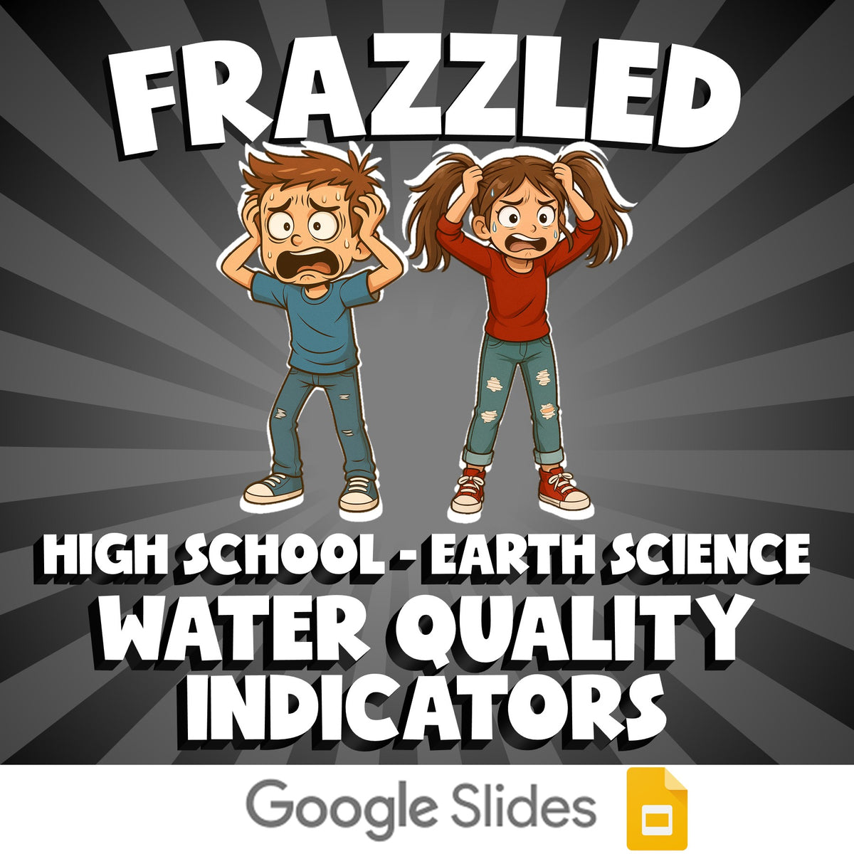 Water Quality Indicators FRAZZLED Game - No Prep Earth Science Review Activity