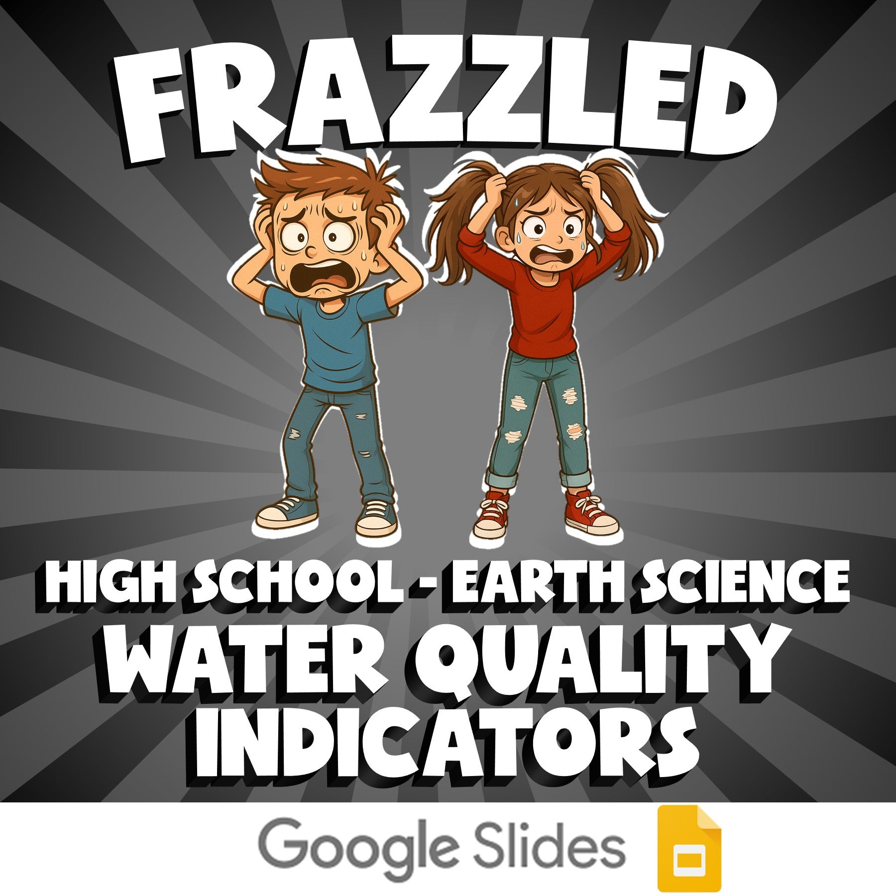 Water Quality Indicators FRAZZLED Game - No Prep Earth Science Review Activity