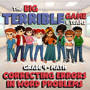 Correcting Errors in Word Problems BIG TERRIBLE GAME - Grade 4 Math Review