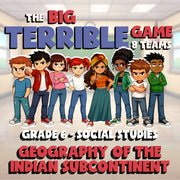 Geography of the Indian Subcontinent BIG TERRIBLE GAME - Grade 6 Socials Review
