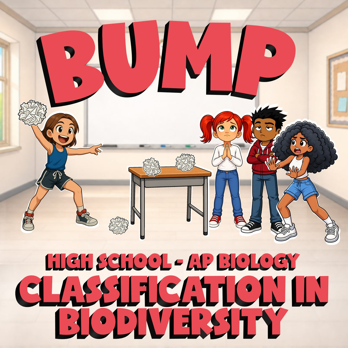 Classification in Biodiversity BUMP Science Game - No Prep AP Biology Review