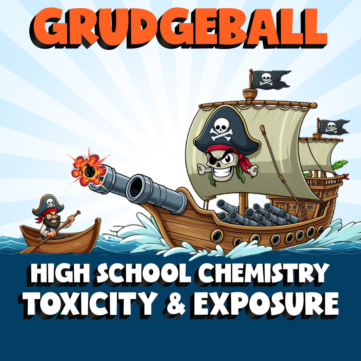 Toxicity & Exposure GRUDGEBALL Science Game - No Prep Chemistry Review Activity