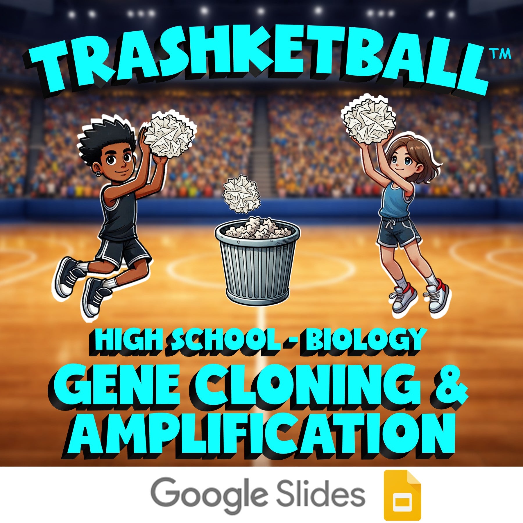 Gene Cloning & Amplification TRASHKETBALL Science Game - No Prep Biology Review