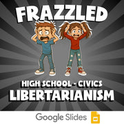Libertarianism FRAZZLED Civics Game - No Prep Review Activity
