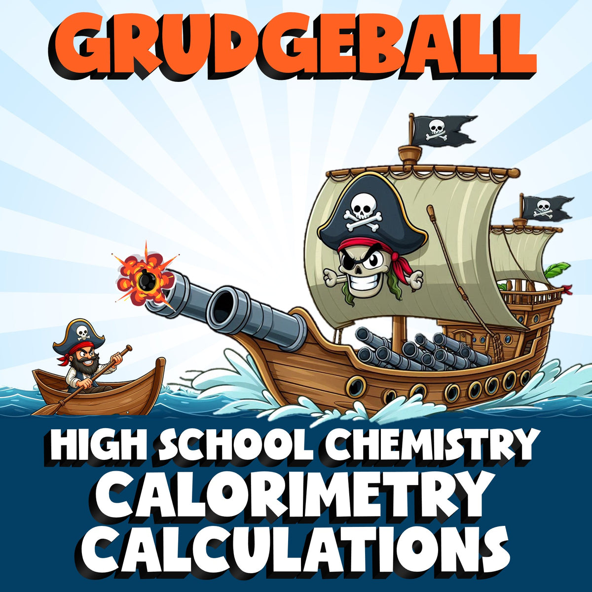 Calorimetry Calculations GRUDGEBALL Science Game - No Prep Chemistry Review