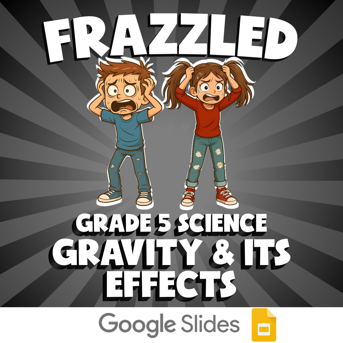 Gravity & Its Effects FRAZZLED Science Game - No Prep Grade 5 Review Activity