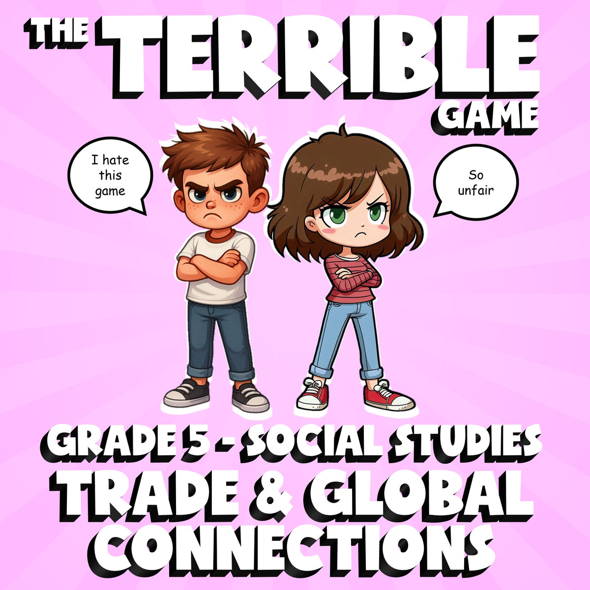 Trade & Global Connections THE TERRIBLE GAME - No Prep Grade 5 Socials Review
