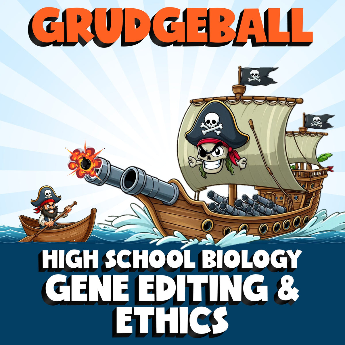 Gene Editing & Ethics GRUDGEBALL Science Game - No Prep Biology Review Activity