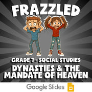 Dynasties & the Mandate of Heaven FRAZZLED Socials Game - No Prep Grade 7 Review