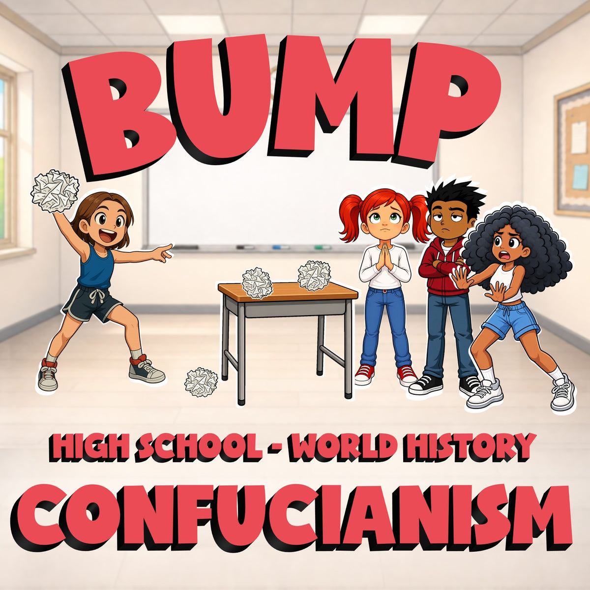 Confucianism BUMP Game - No Prep World History Review Activity