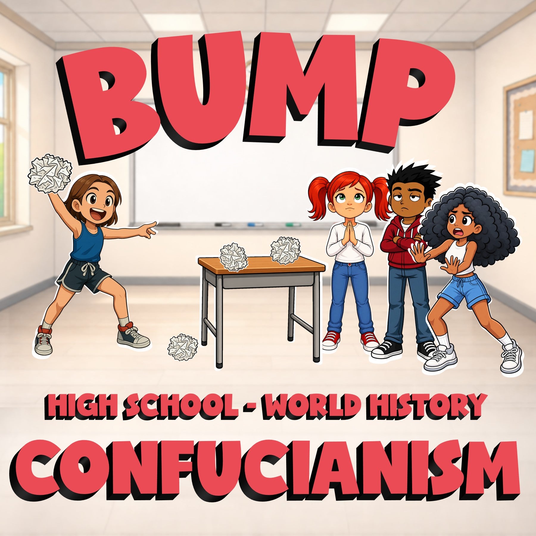 Confucianism BUMP Game - No Prep World History Review Activity