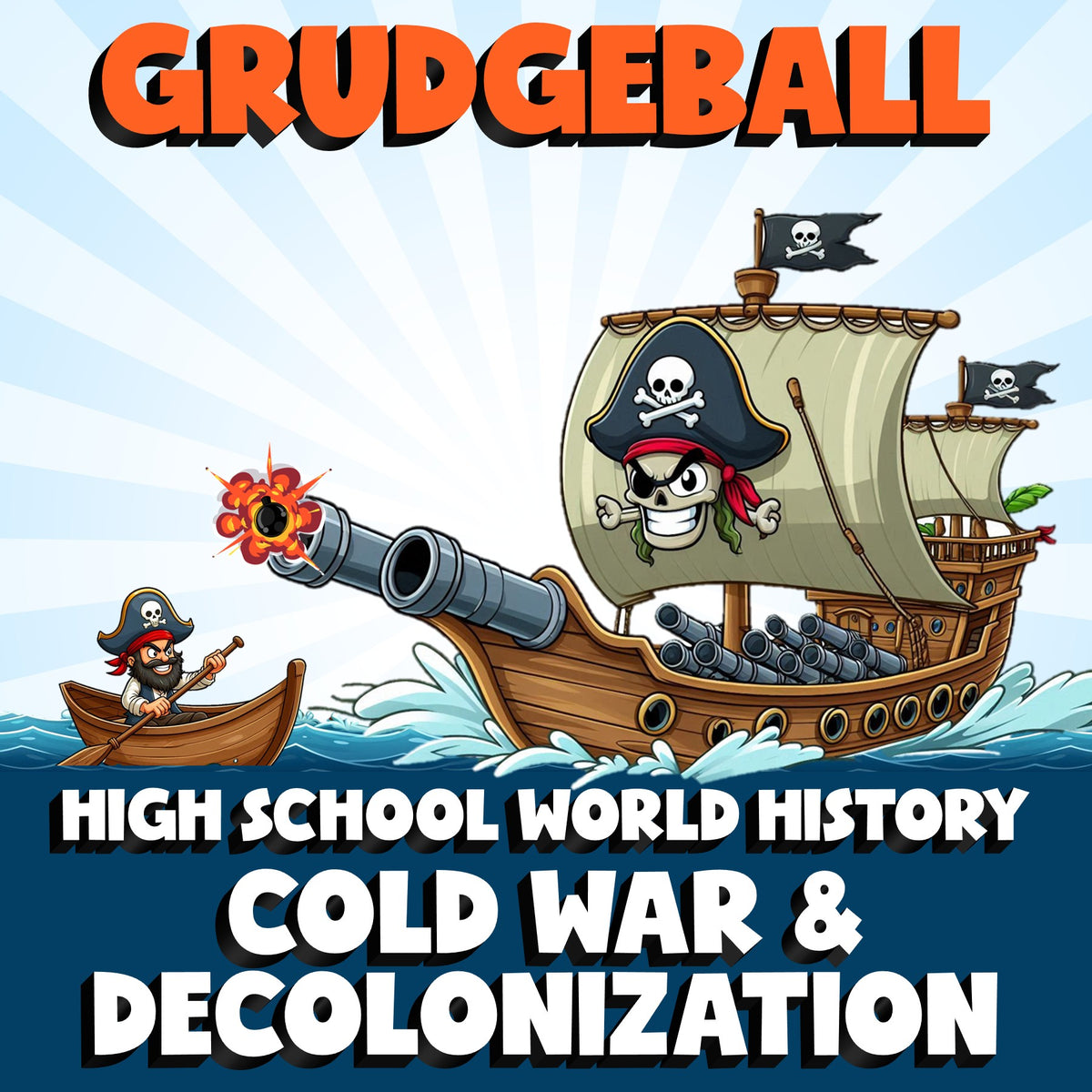 Cold War & Decolonization GRUDGEBALL Game - No Prep World History Review