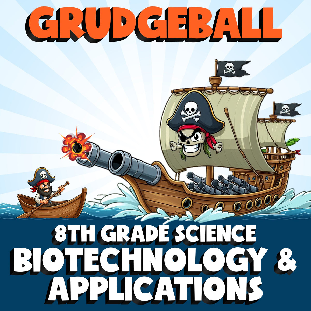Biotechnology & Applications GRUDGEBALL Science Game - No Prep Grade 8 Review