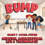 Medieval Agricultural Life & Technology BUMP Socials Game - No Prep Grade 7