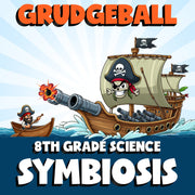Symbiosis GRUDGEBALL Science Game - No Prep Grade 8 Review Activity