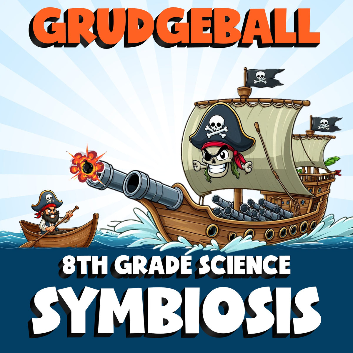 Symbiosis GRUDGEBALL Science Game - No Prep Grade 8 Review Activity