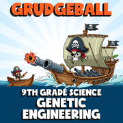 Genetic Engineering GRUDGEBALL Science Game - No Prep Grade 9 Review Activity
