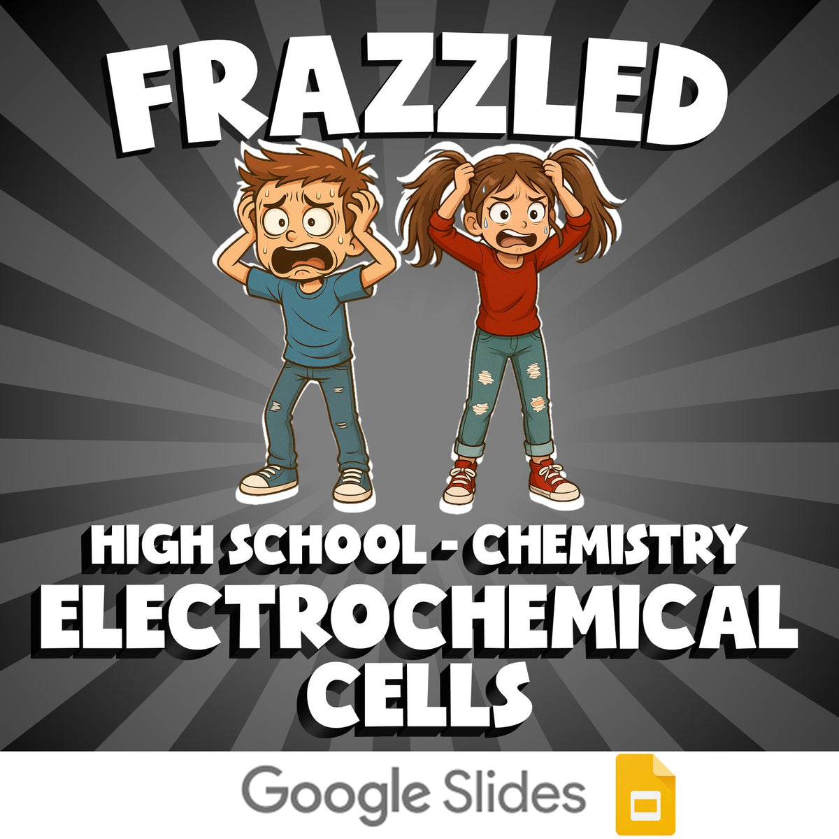 Electrochemical Cells FRAZZLED Science Game - No Prep Chemistry Review Activity