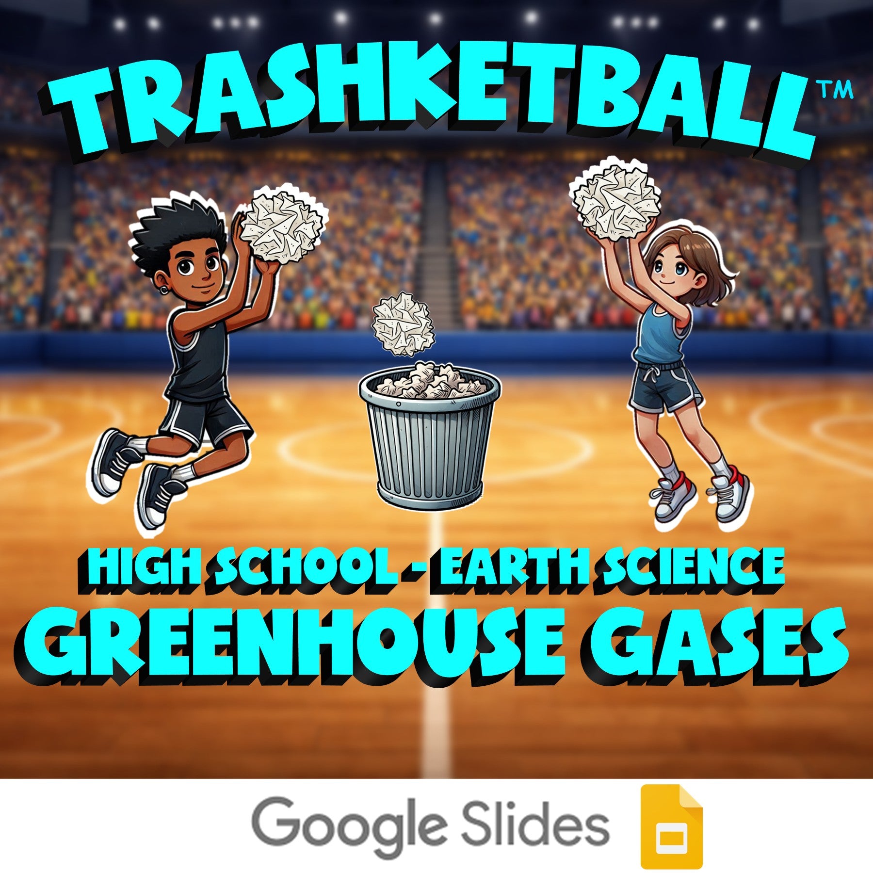 Greenhouse Gases TRASHKETBALL Game - No Prep Earth Science Review Activity