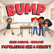 Population Size & Density BUMP Science Game - No Prep Biology Review Activity