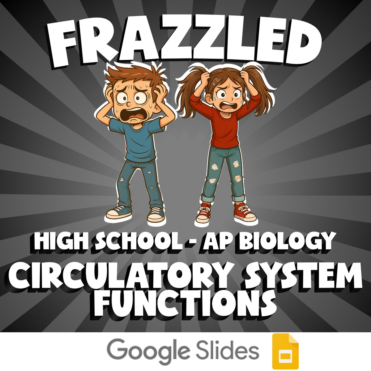 Circulatory System Functions FRAZZLED Science Game - No Prep AP Biology Review