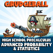Advanced Probability & Statistics GRUDGEBALL Math Game - No Prep PreCalculus