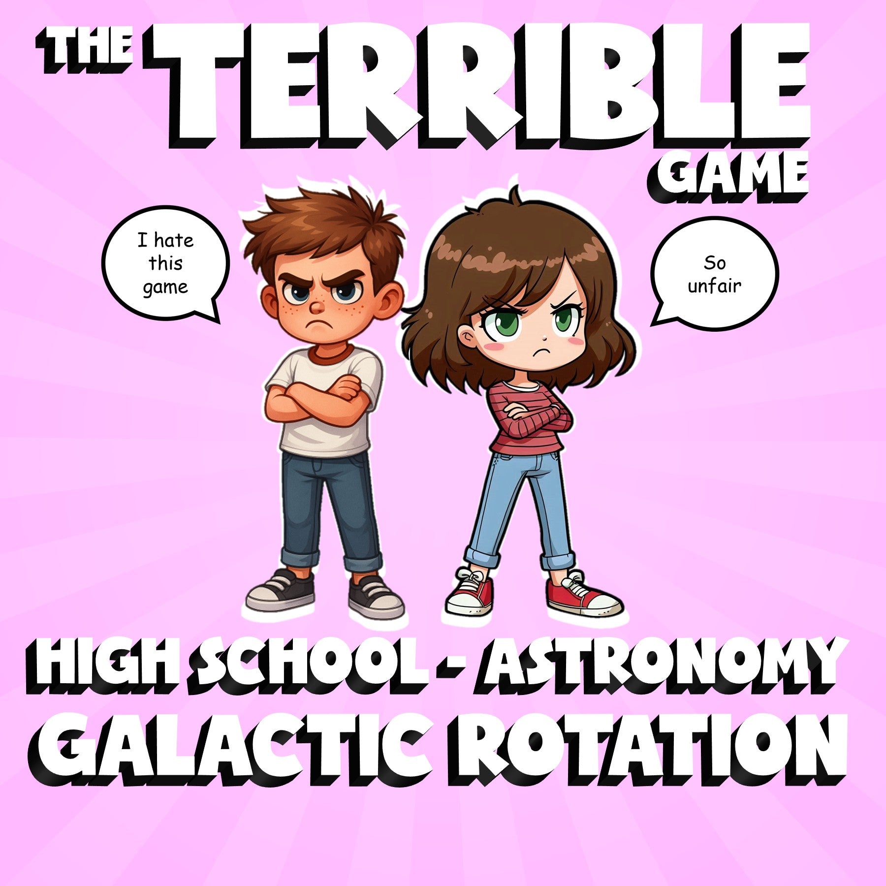 Galactic Rotation THE TERRIBLE GAME - No Prep Astronomy Science Review Activity