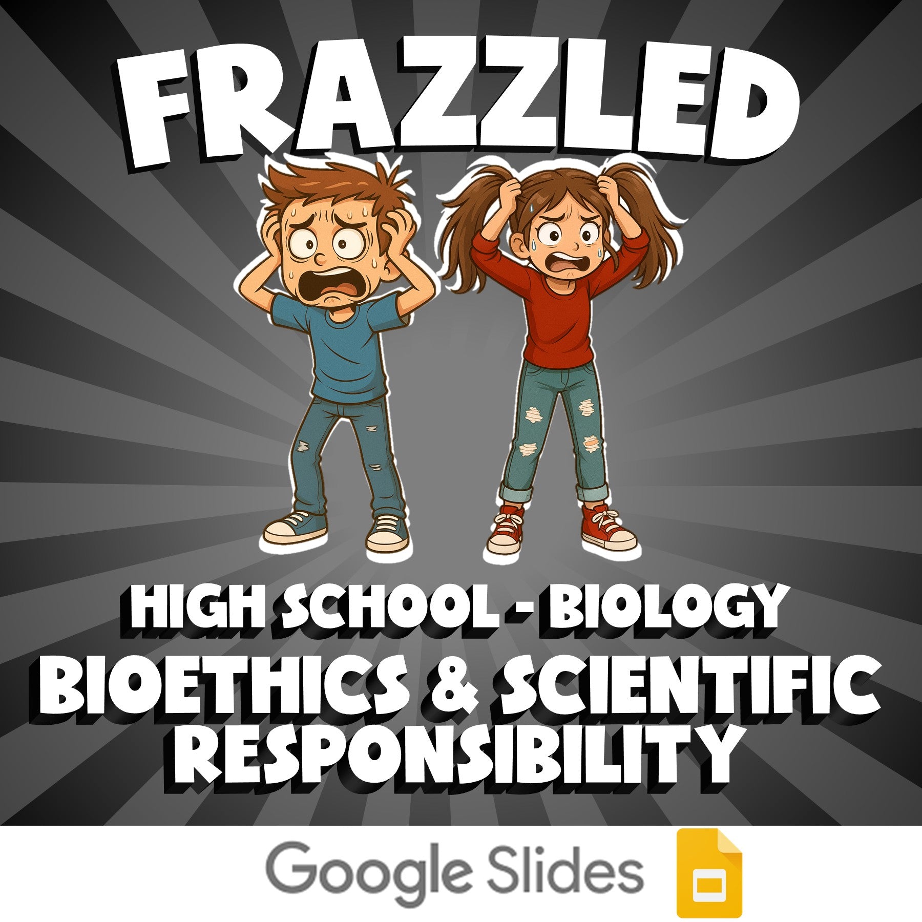 Bioethics & Scientific Responsibility FRAZZLED Science Game - No Prep Biology
