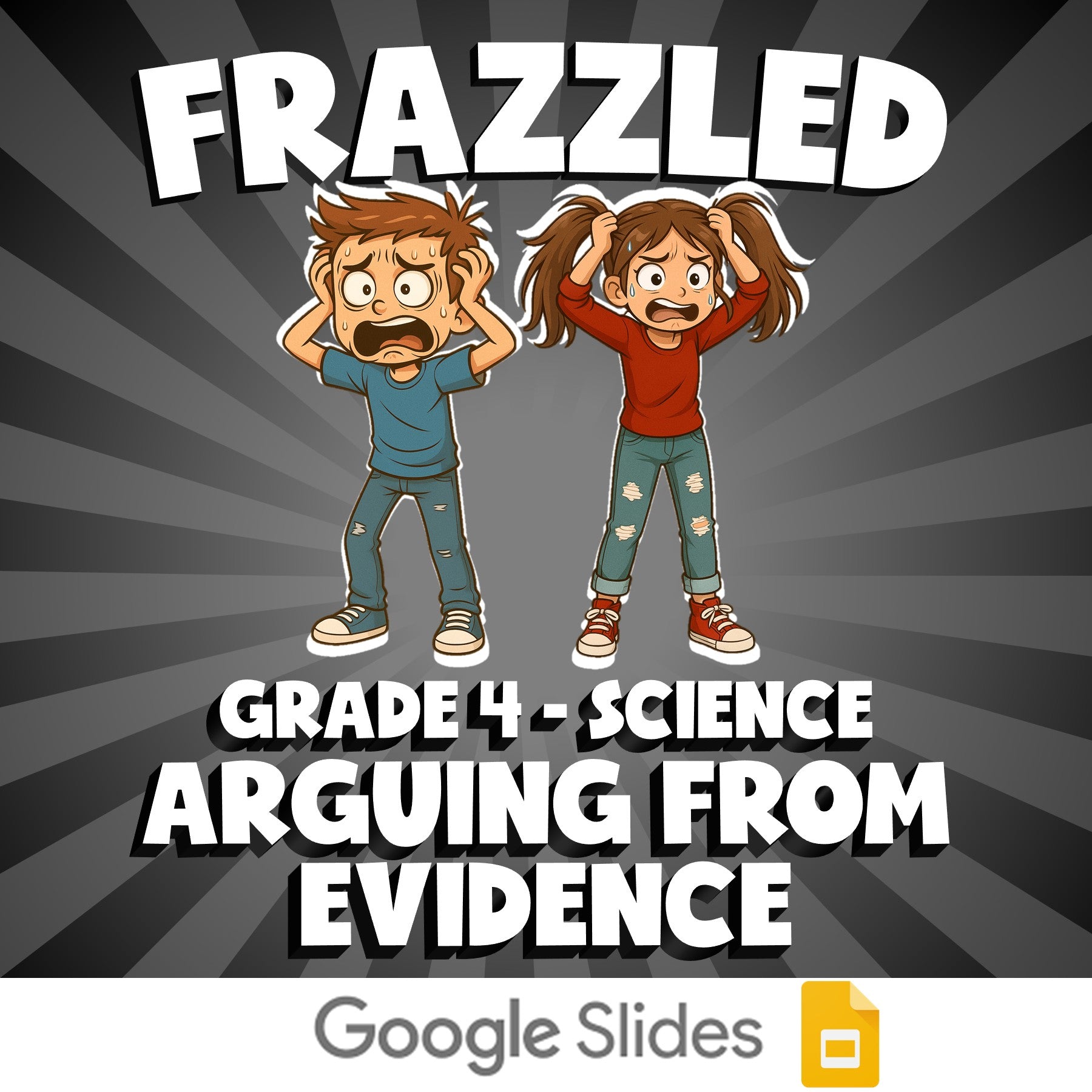 Arguing from Evidence FRAZZLED Science Game - No Prep Grade 4 Review Activity