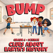 Clues About Earth's History BUMP Science Game - No Prep Grade 6 Review Activity