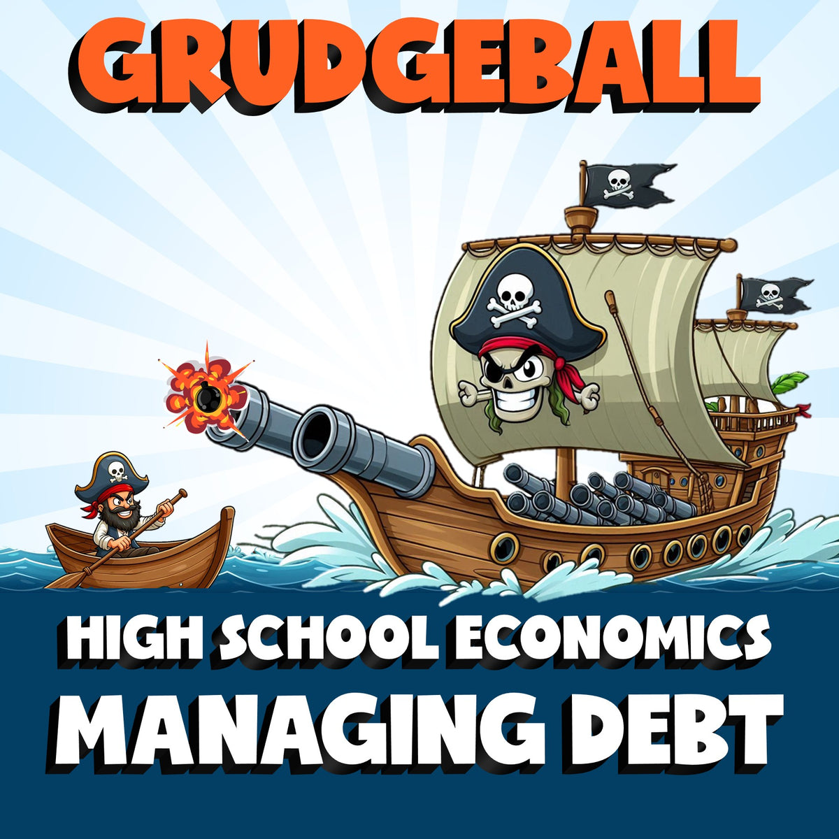 Managing Debt GRUDGEBALL Economics Game - No Prep Review Activity
