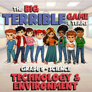 Technology & Environment BIG TERRIBLE GAME - No Prep Grade 8 Science Review