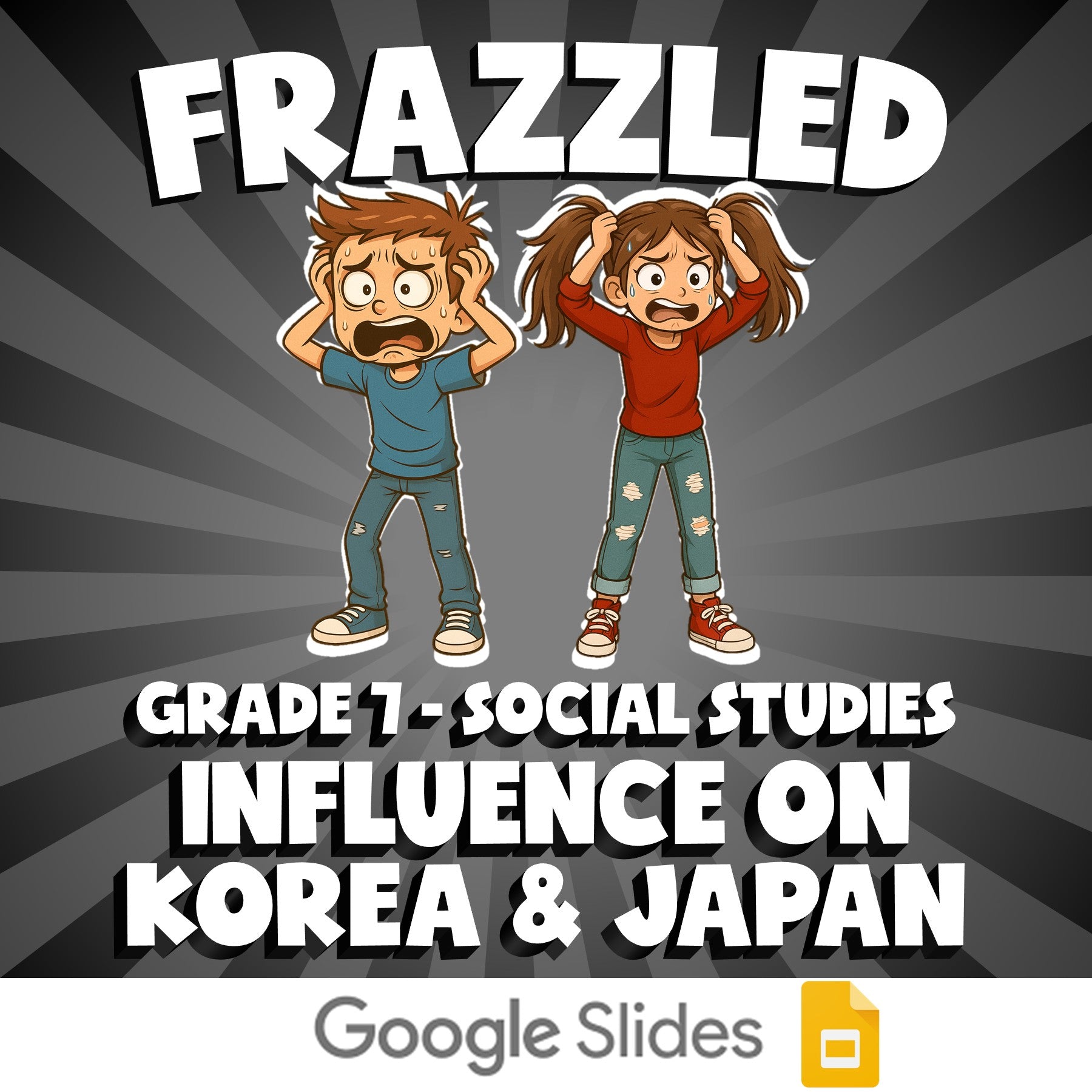 Influence on Korea & Japan FRAZZLED Socials Game - No Prep Grade 7 Review