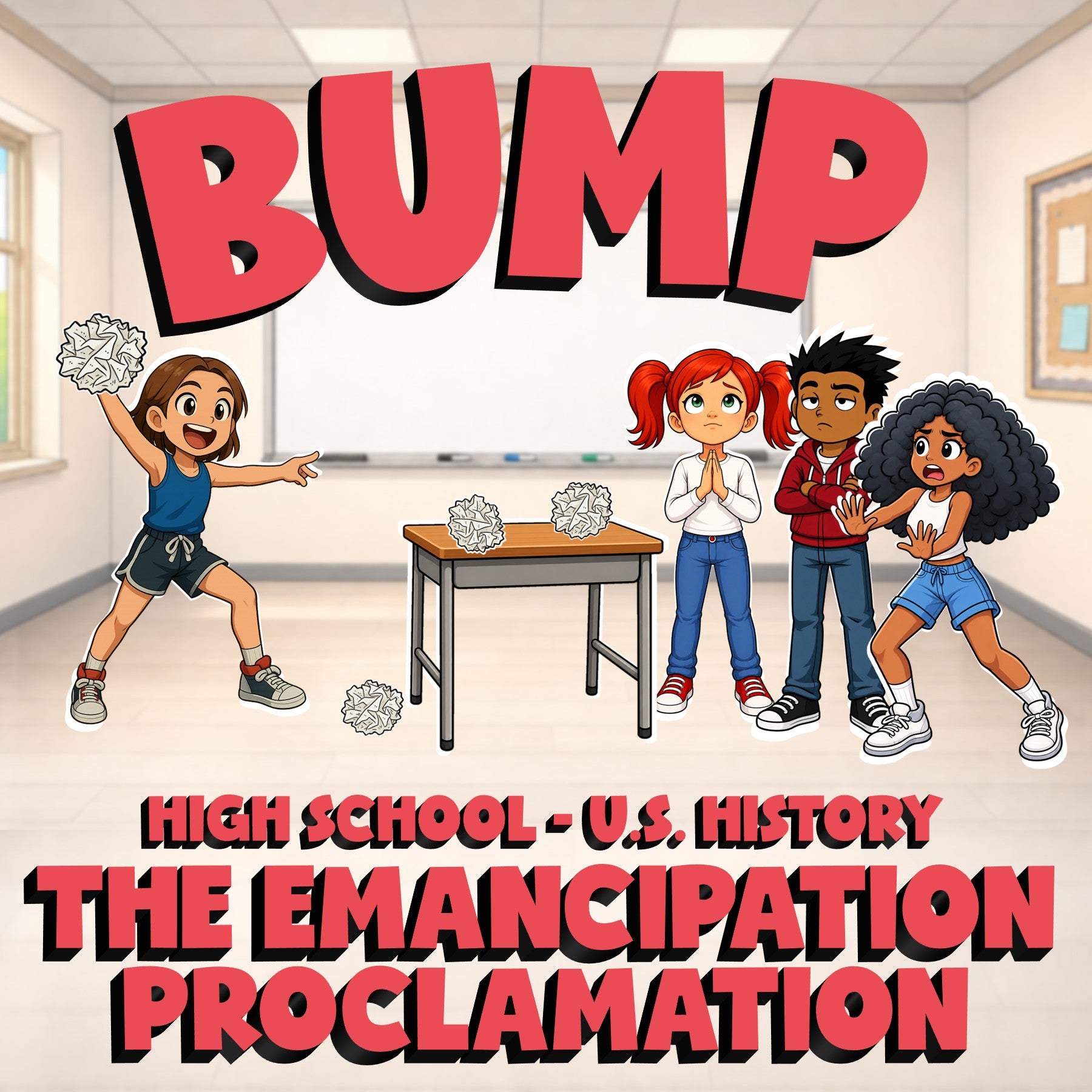 The Emancipation Proclamation BUMP U.S. History Game - No Prep Review Activity