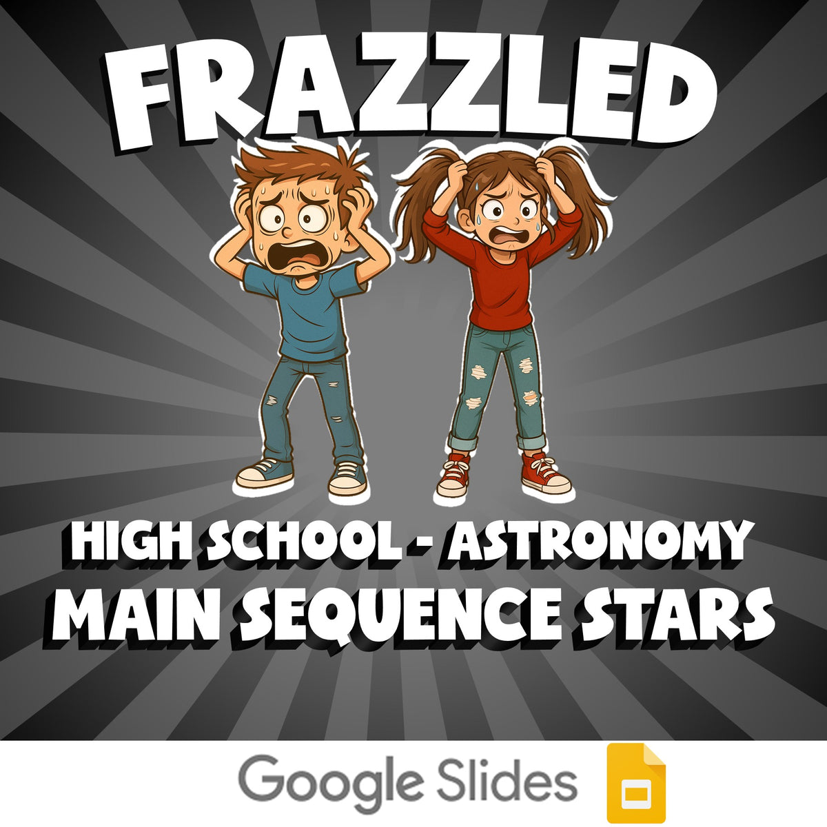 Main Sequence Stars FRAZZLED Science Game - No Prep Astronomy Review Activity