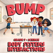 Body Systems Interactions BUMP Science Game - No Prep Grade 9 Review Activity