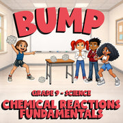 Chemical Reactions Fundamentals BUMP Science Game - No Prep Grade 9 Review