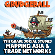 Mapping Asia & Trade Networks GRUDGEBALL Socials Game - No Prep Grade 7 Review