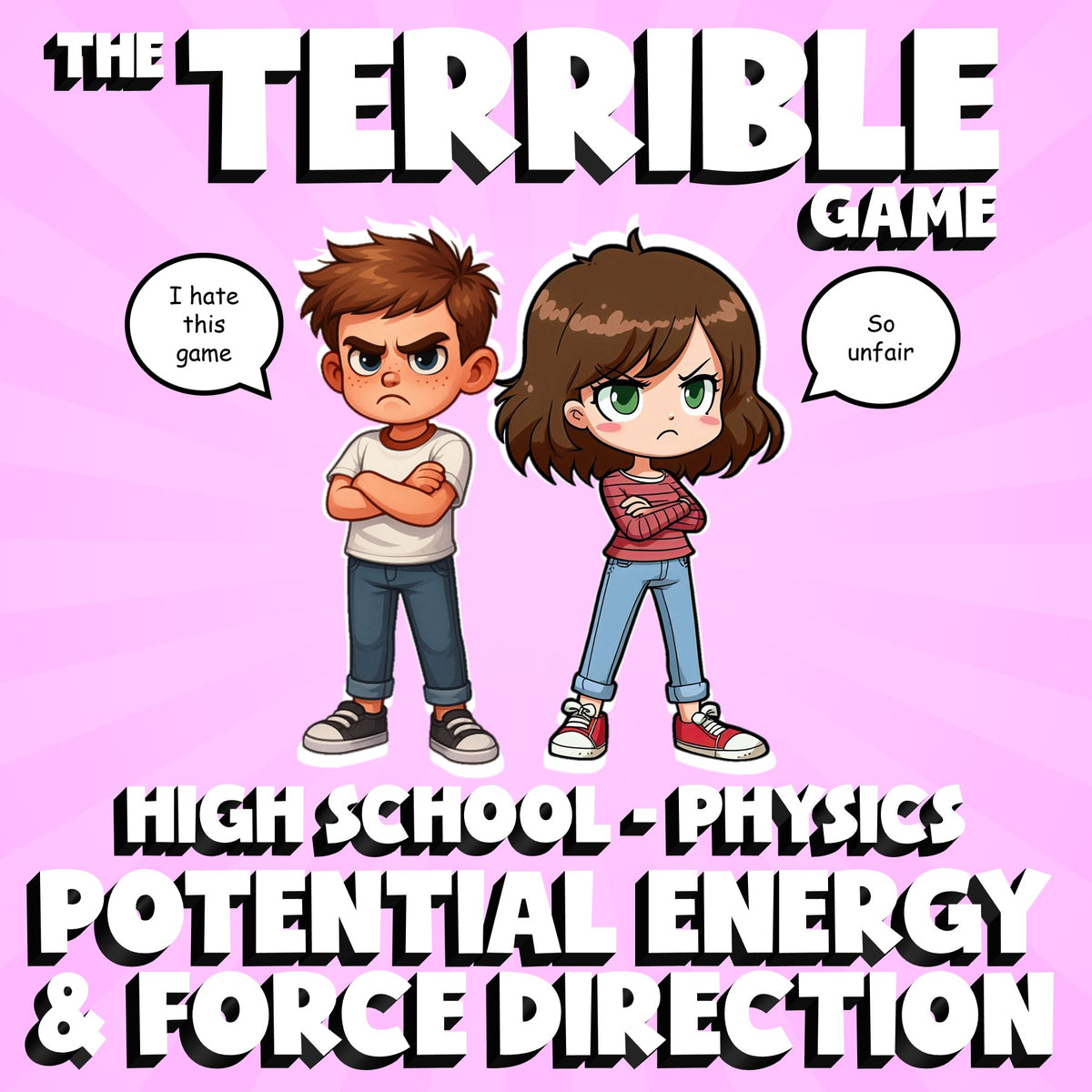 Potential Energy & Force Direction THE TERRIBLE GAME - Physics Science Review