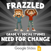 Need for Change FRAZZLED Socials Game - No Prep Grade 4 Review Activity