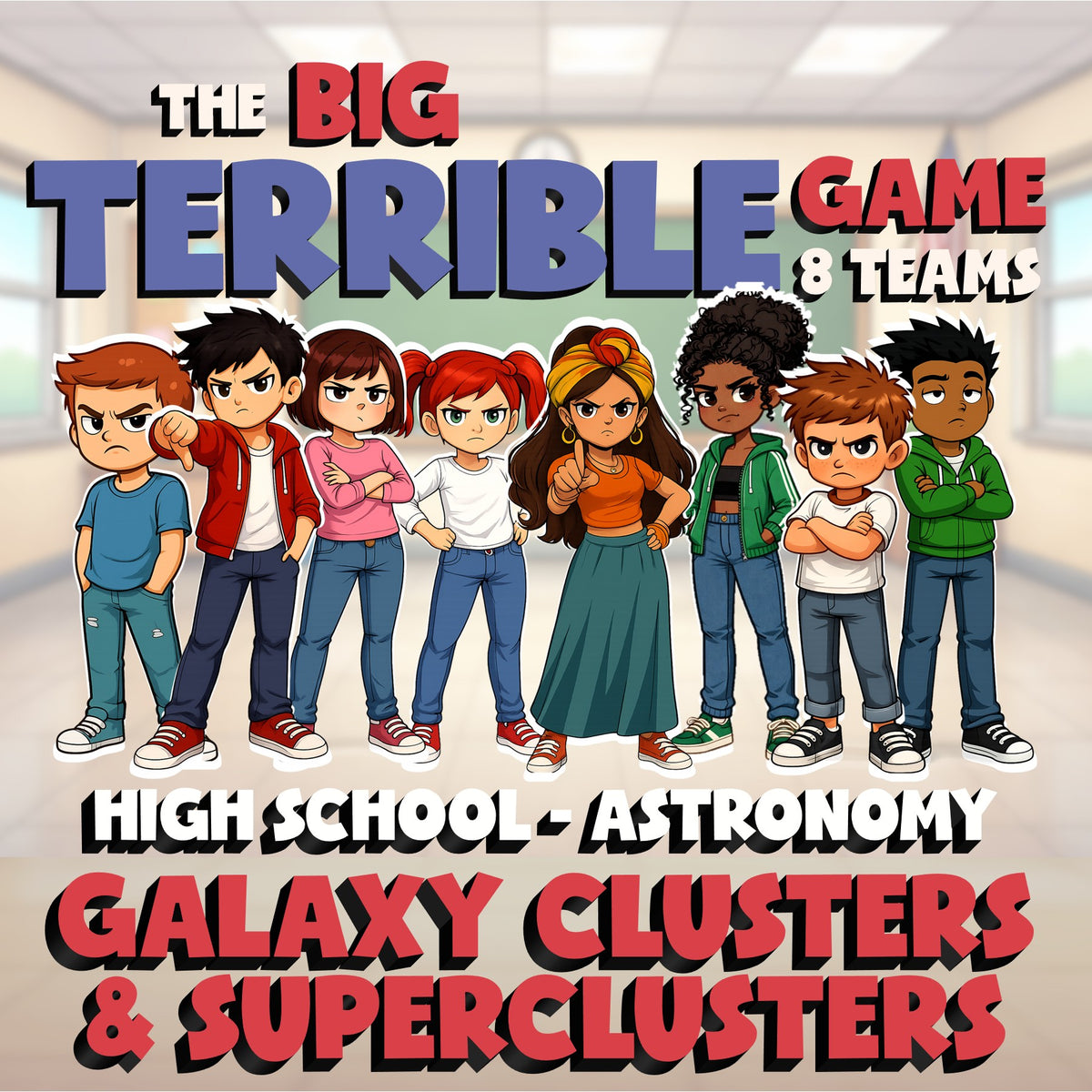 Galaxy Clusters & Superclusters BIG TERRIBLE GAME - Astronomy Science Review