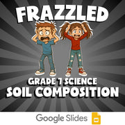 Soil Composition FRAZZLED Science Game - No Prep Grade 7 Review Activity