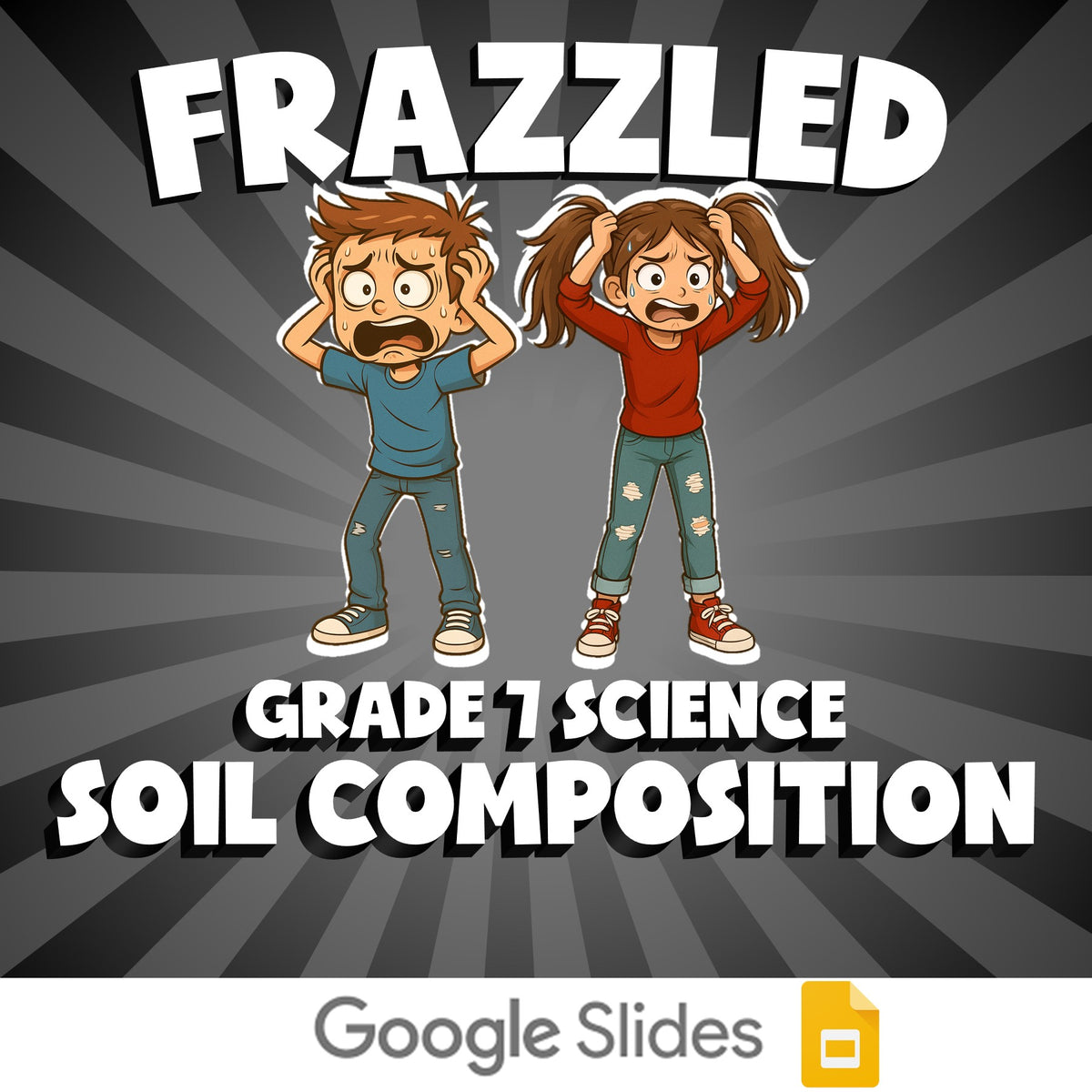 Soil Composition FRAZZLED Science Game - No Prep Grade 7 Review Activity