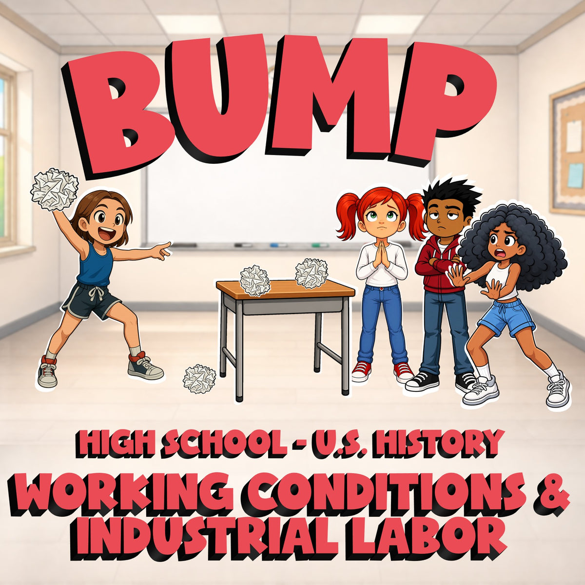 Working Conditions & Industrial Labor BUMP U.S. History Game - No Prep Review