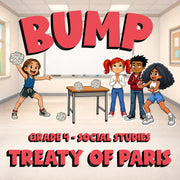 Treaty of Paris BUMP Socials Game - No Prep Grade 4 Review Activity