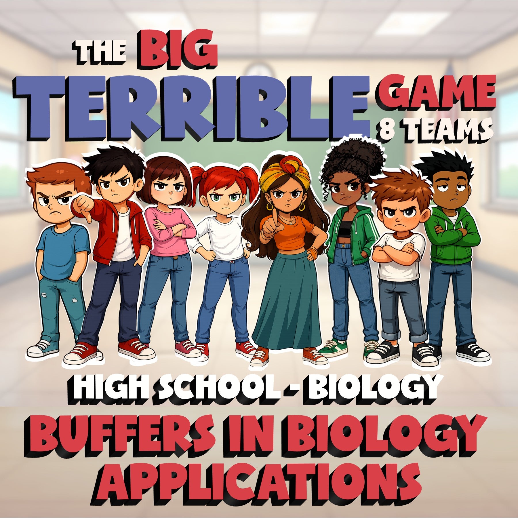 Buffers in Biology Applications BIG TERRIBLE GAME - Biology Science Review