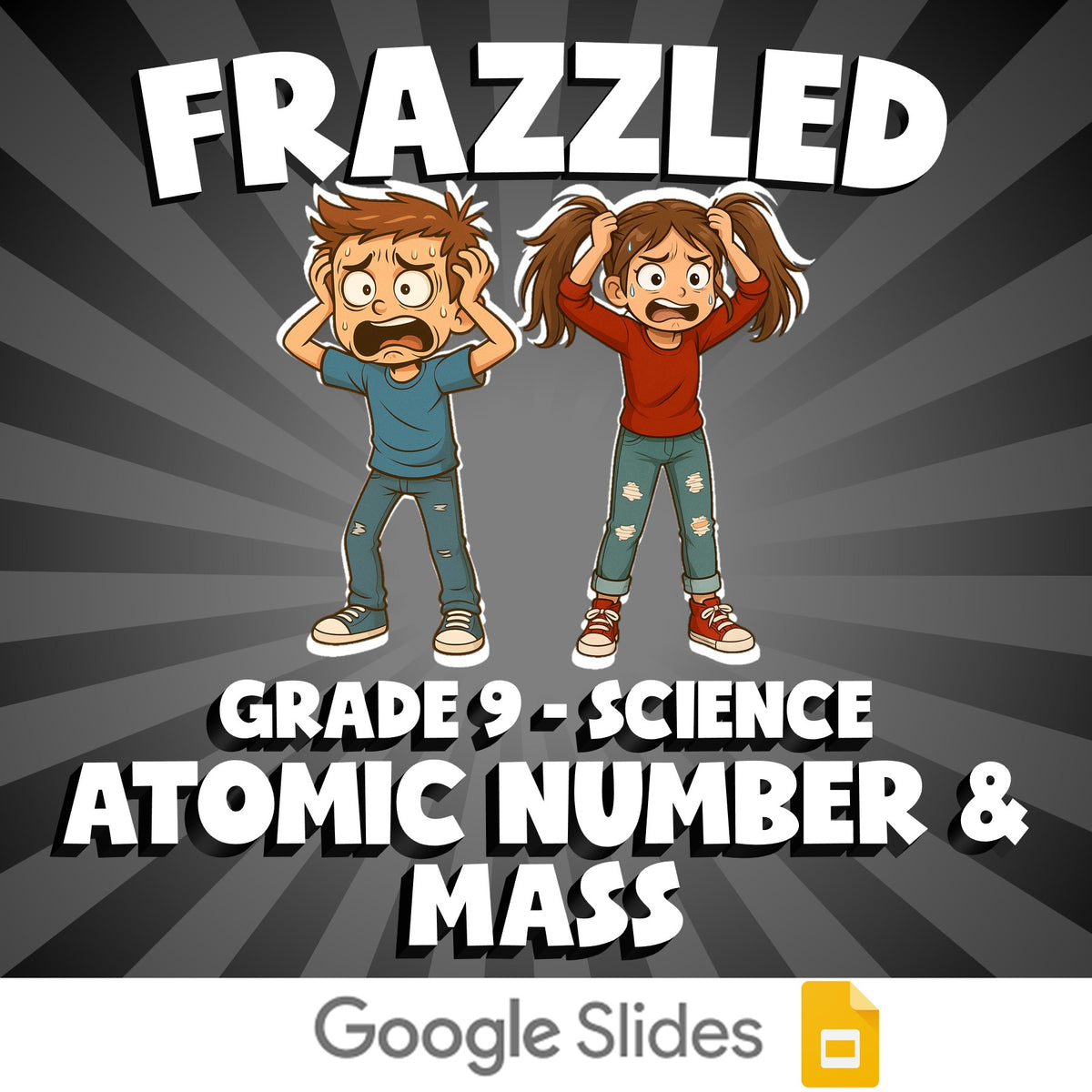 Atomic Number & Mass FRAZZLED Science Game - No Prep Grade 9 Review Activity