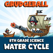 Water Cycle GRUDGEBALL Science Game - No Prep Grade 8 Review Activity